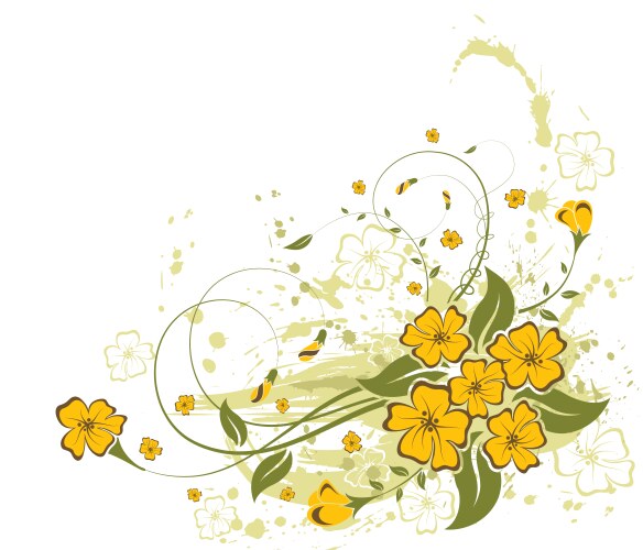 Floral Graphic Design Royalty Free Vector Image Floral Graphic Design Royalty Free Vector Image