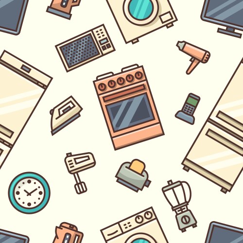 Home electronics Royalty Free Vector Image - VectorStock