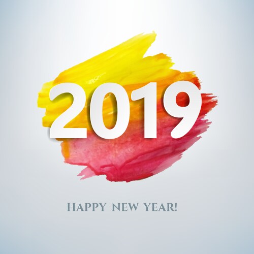 new year card vector image