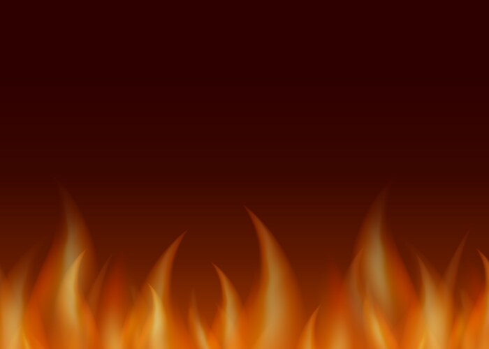 Burning flames background Royalty Free Vector Image