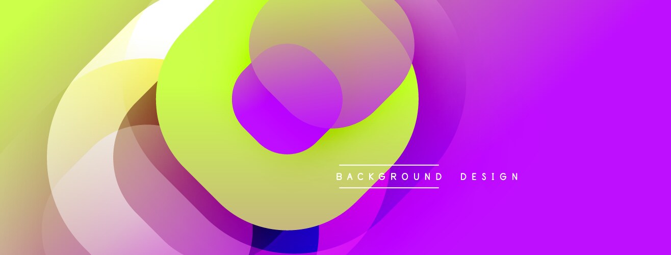 Abstract colorful layers create dynamic visual vector image