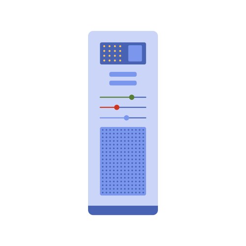 abstract lab equipment factory machine vector