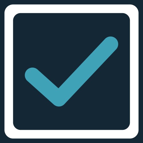Checkbox icon vector image