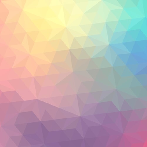 Retro pattern of geometric shapes colorful mosaic vector image