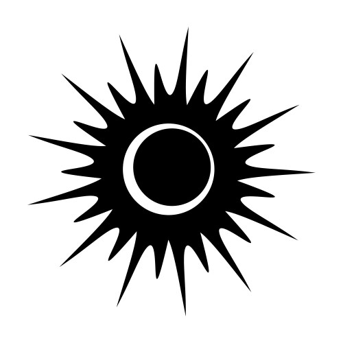 Lunar Eclipse Symbol – Royalty-Free Vector | VectorStock