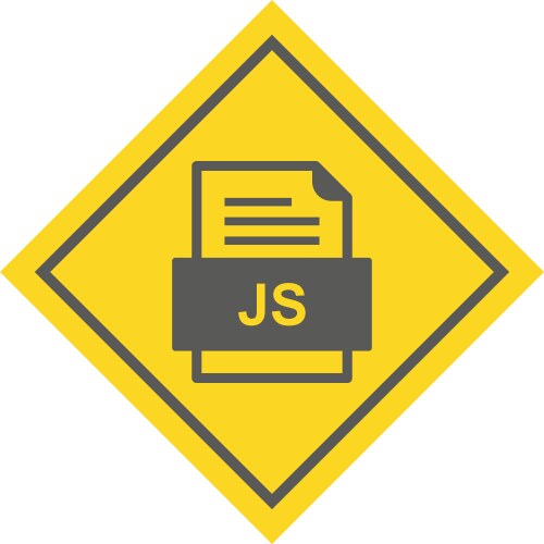 Js file document icon vector image