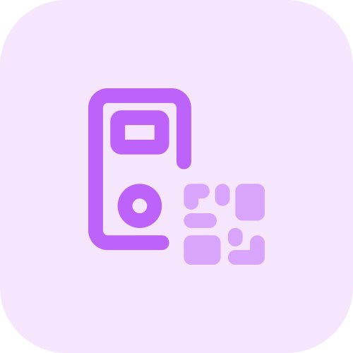 Identification of ipod information using barcode vector image