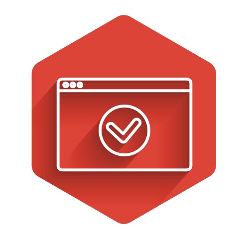 White line secure your site with https ssl icon vector image