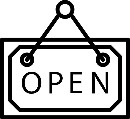 Open board Vector Image