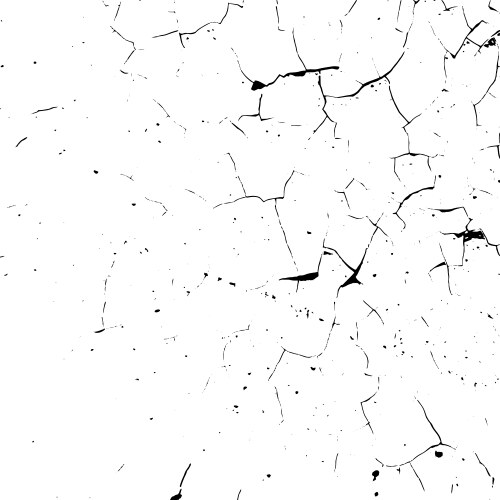 Cracked overlay texture vector image