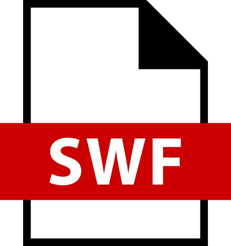 File name extension swf type vector image