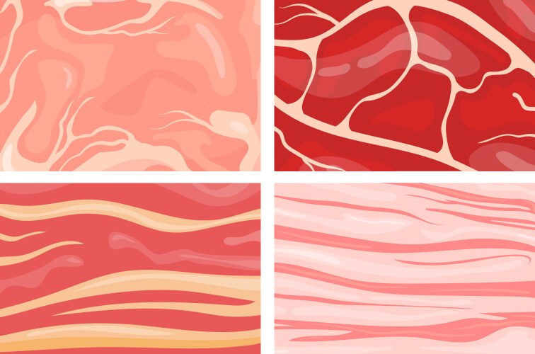 Meat manufacturing beef production process Vector Image