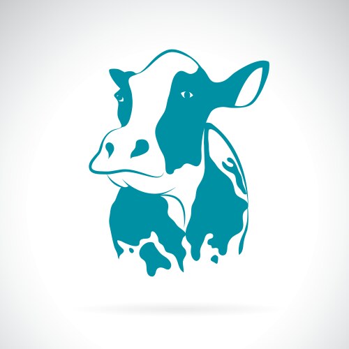 A cow design on white background farm animals Vector Image