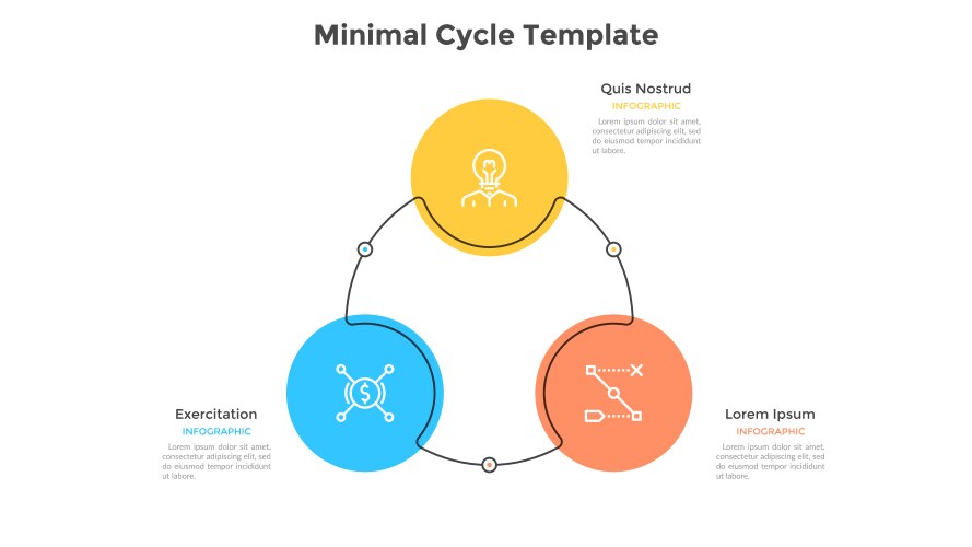 modern infographic template vector image