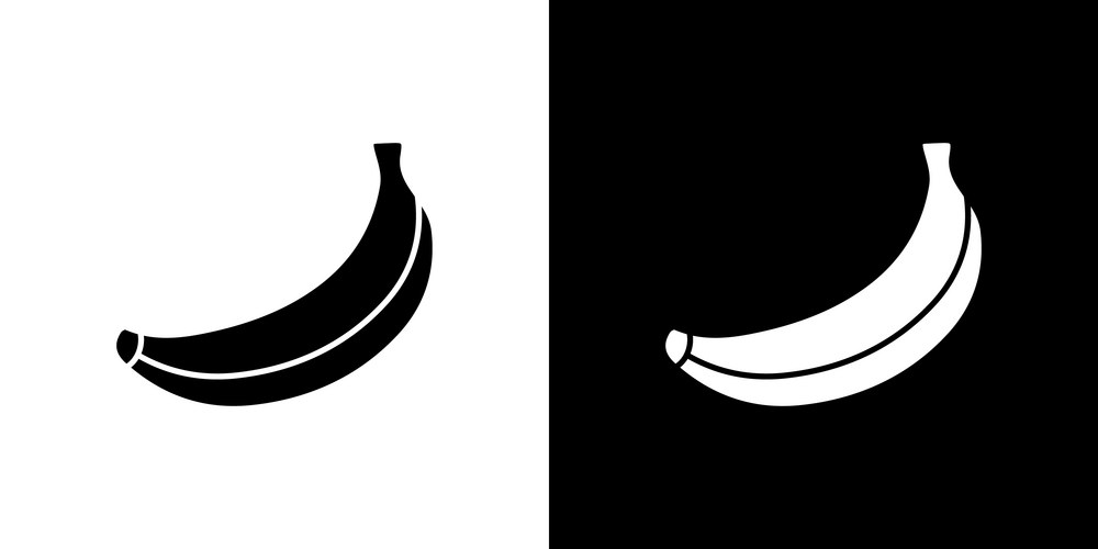 Pixel Banana Icon - Smooth & Modern Vector Image