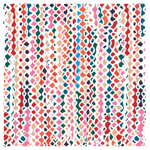 Abstract seamless textured print pattern vector image