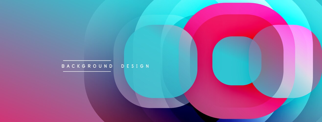 Abstract colorful layers create dynamic circular vector image