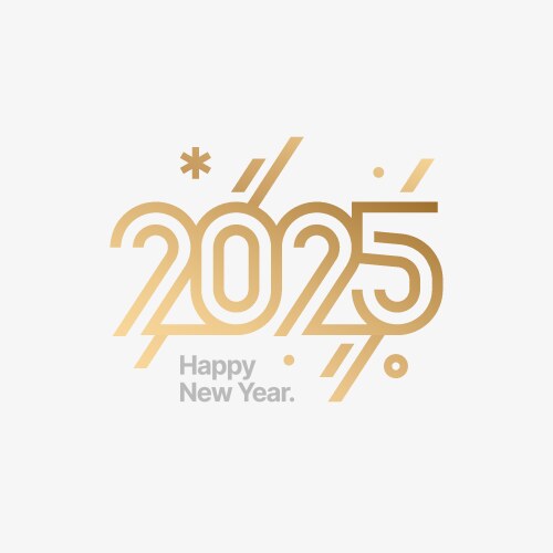 Happy New 2025 Vector Images (over 12,000)