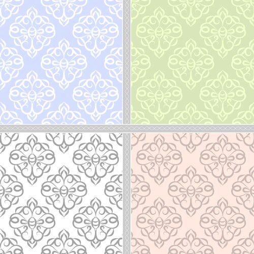 Pastel ethnic seamless pattern Royalty Free Vector Image