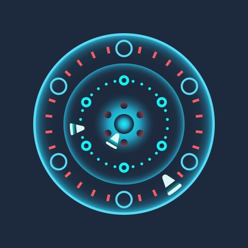 Car speedometer and dashboard Royalty Free Vector Image