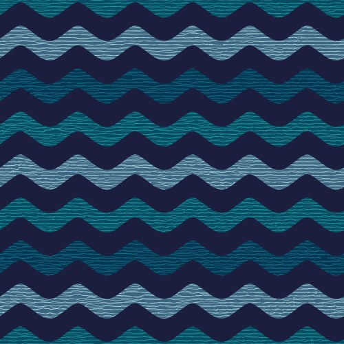 Retro curved lines seamless pattern Royalty Free Vector
