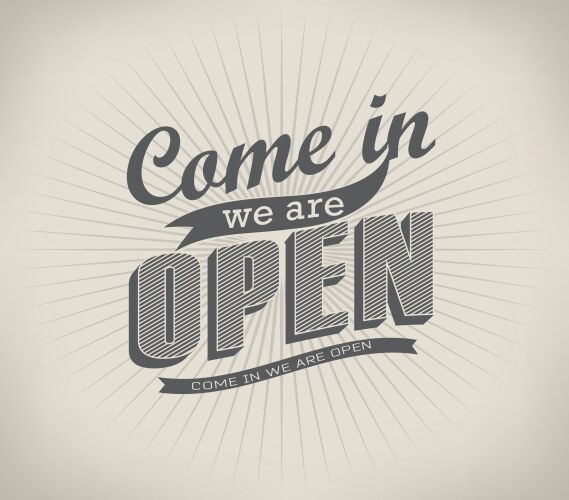 Vintage Retro Chalk Sign Vector Image