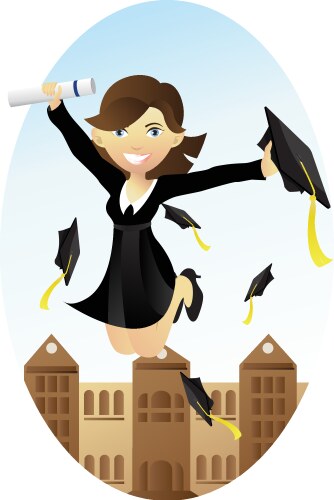 Graduations Royalty Free Vector Image - VectorStock