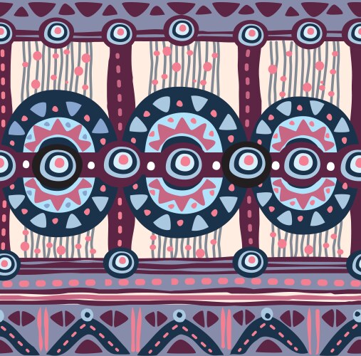 Seamless tribal texture Royalty Free Vector Image