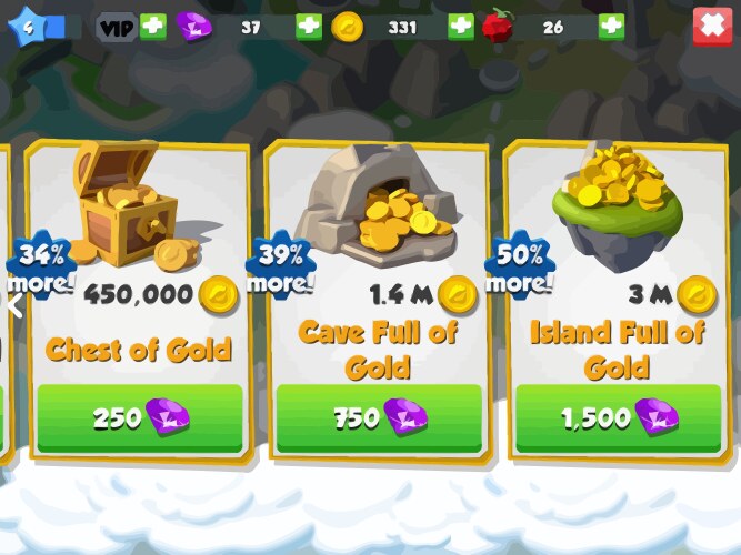 Complete set of level button game ui pop-up icon vektorbild