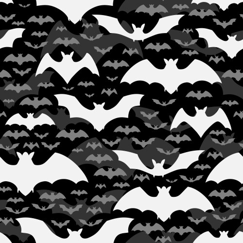 Sketch halloween seamless pattern Royalty Free Vector Image