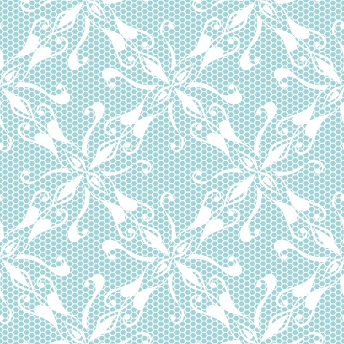 Lace background and pearl necklace Royalty Free Vector Image