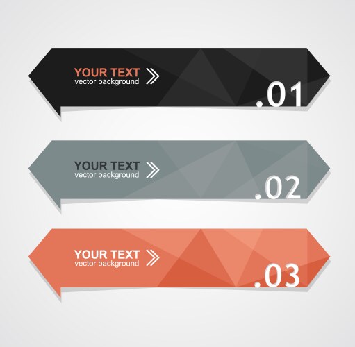 colorful text box vector