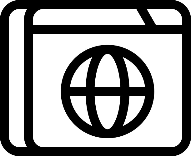 Website icon (48316919) – Royalty-Free Vector | VectorStock
