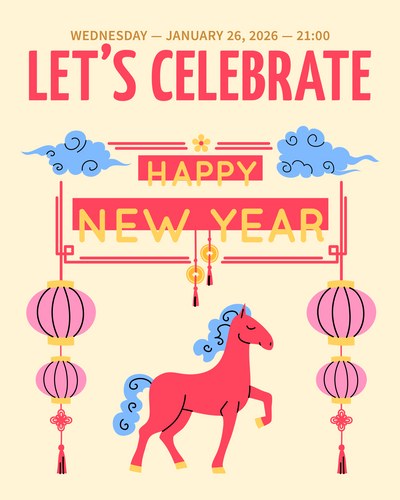 Fire horse chinese new year 2026 celebration – Royalty-Free Vector ...