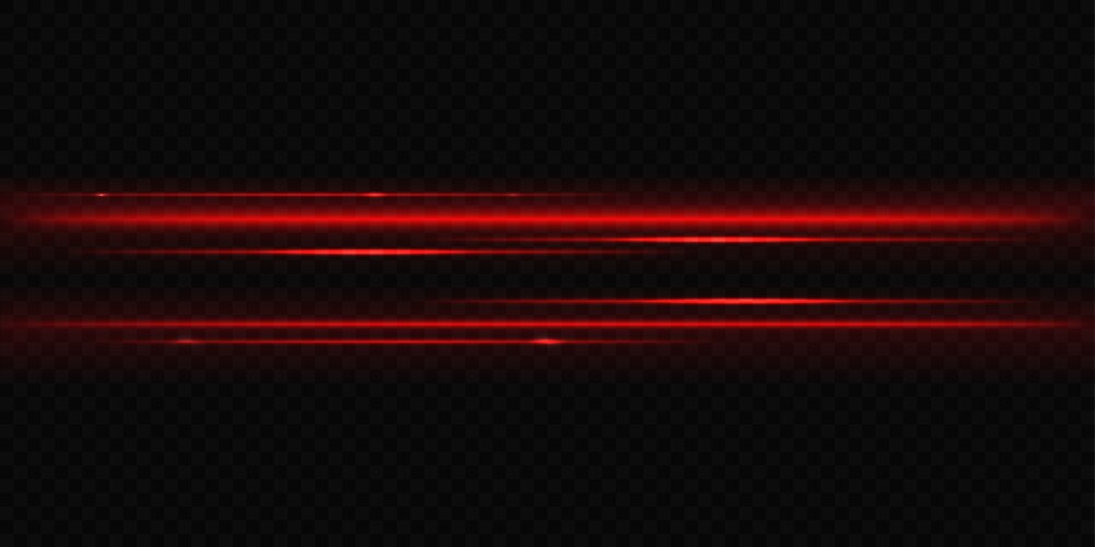 red laser beams vector