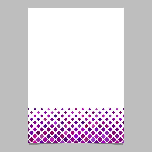 Abstract square pattern page background template vector image