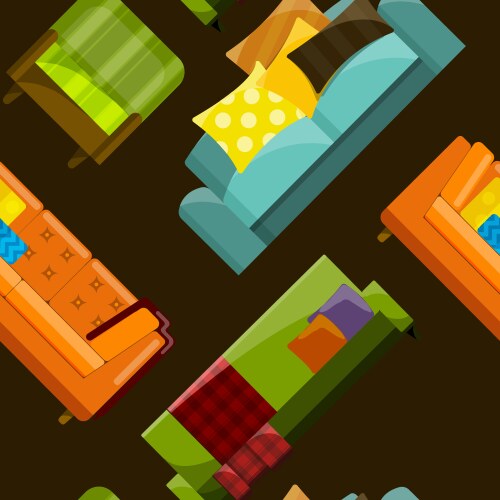 Seamless Sofa Vector Images (over 2,900)