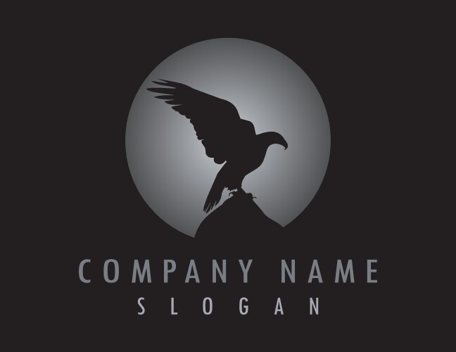 American Eagle Emblem Vector Image