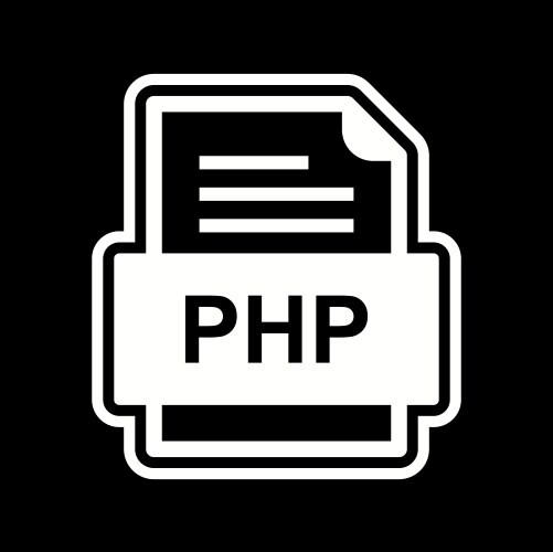 Php file document icon vector image