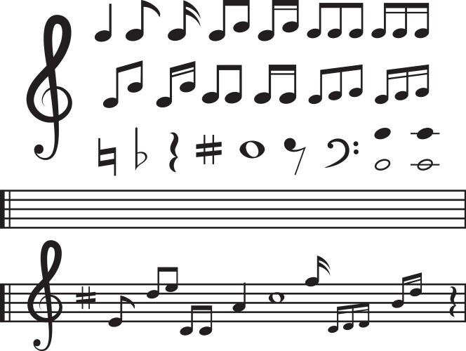 Music Note Icon - Simple Vector Image