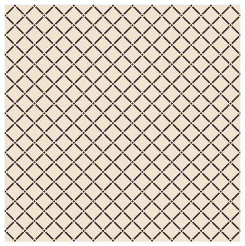 Abstract square with circular joint pattern vector image