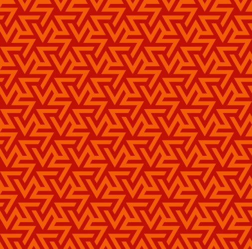 Geometric Red Triangle Pattern vector image