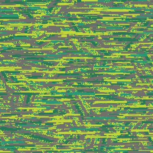 Techno glitch error bug seamless pattern swatch vector image