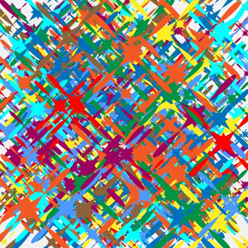 Random colorful geometric pattern texture vector image