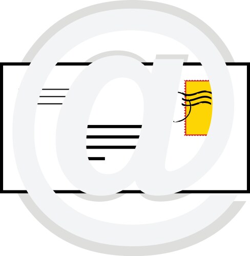 Email vector image