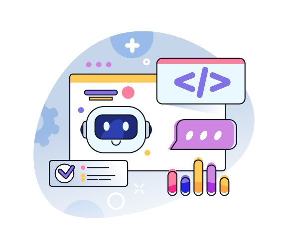 AI Robot - Smart Technology vector image