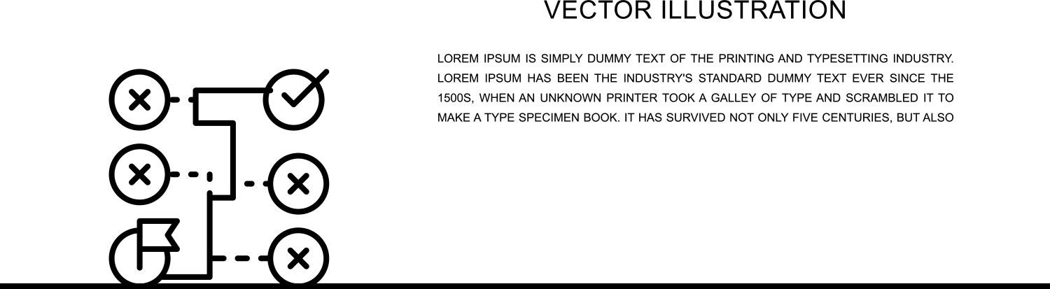 Correct solution labyrinth algorithm one vector image