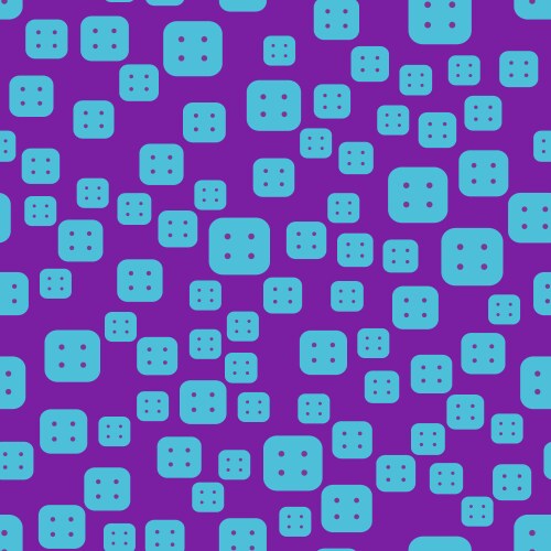 Colored buttons seamless pattern shape art vector image
