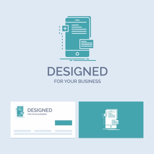 Frontend interface mobile phone developer vector image