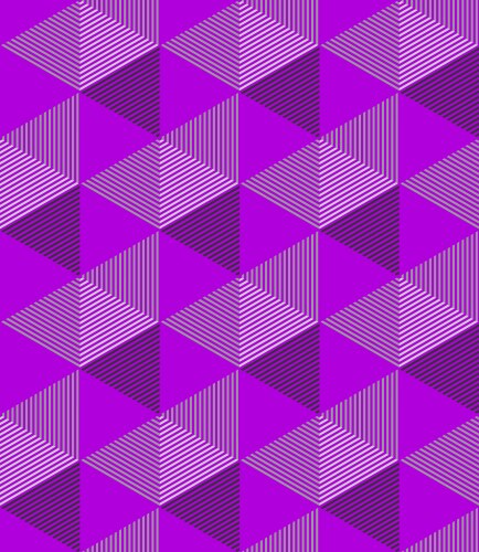 Geometric line triangles tech seamless pattern vector image